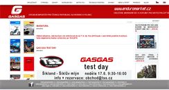 Desktop Screenshot of gasgasmotos.cz