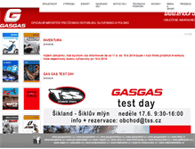 Tablet Screenshot of gasgasmotos.cz