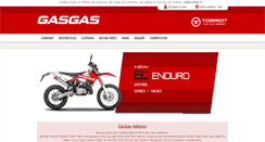 Desktop Screenshot of gasgasmotos.es