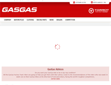 Tablet Screenshot of gasgasmotos.es